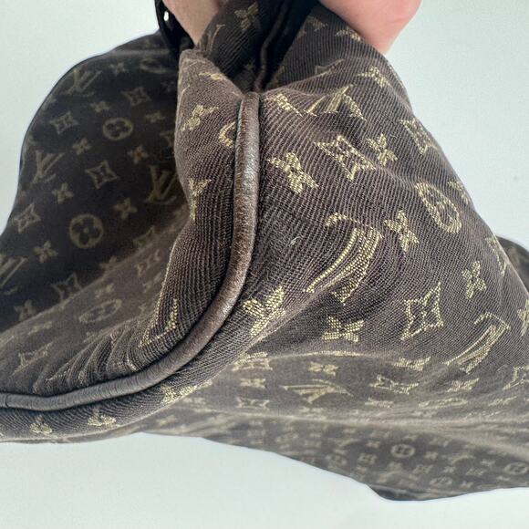 Louis Vuitton Brown Monogram Mini Lin Speedy 30 SP1016 - Picture 9 of 11